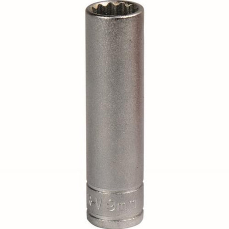Teng 1/4in Deep Socket 12 Pt Metric 9 mm | ISL