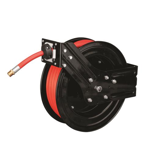 Groz Auto Retractable Air / Water Hose Reel 15M-3/8in BSPT | ISL