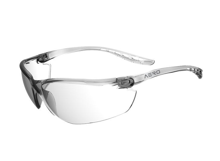 Esko Aero clear safety spectacle with extended side protection