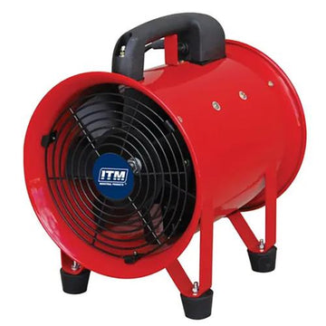 ITM 200mm portable ventilator with axial propeller and motor housing