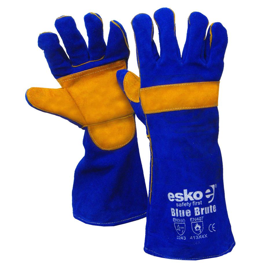 BLUE BRUTE®Premium Blue/Gold Glove