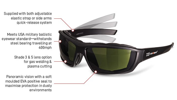 ESKO COMBAT X4 SHADE 5 LENS