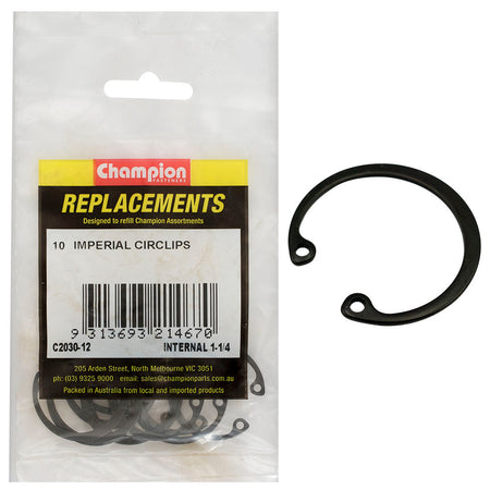 Champion 1-1/4in Imperial internal Circlip -10pk | ISL
