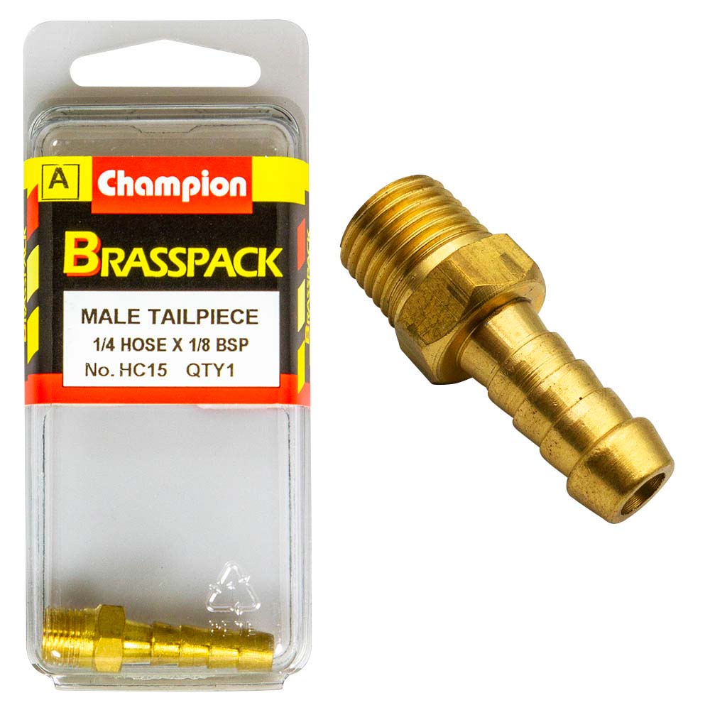 champion brass 1 4in x 1 8in male hose barb