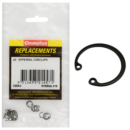 Champion 5/16in Imperial internal Circlip -20pk | ISL