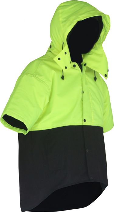 Esko Hooded D/O Oilskin Short Sleeve Vest-Size 5XL