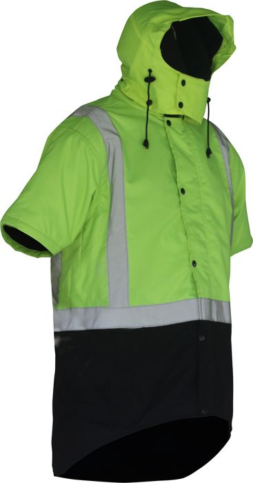 Esko Hooded D/N Oilskin Short Sleeve Vest-Size 3XL
