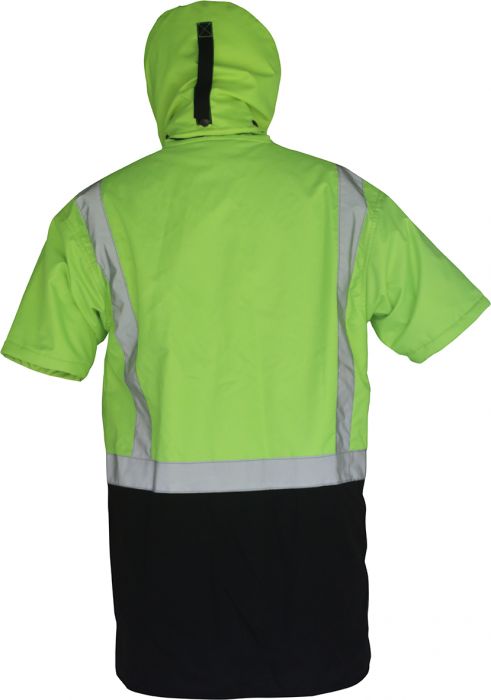 Esko Hooded D/N Oilskin Short Sleeve Vest-Size 3XL