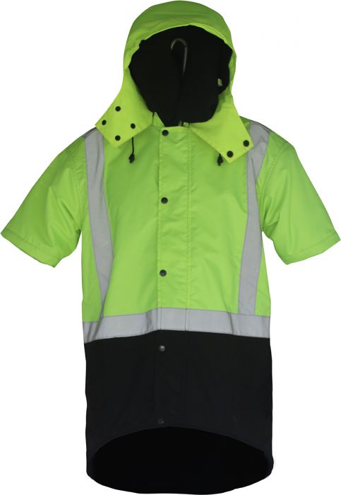 Esko Hooded D/N Oilskin Short Sleeve Vest-Size 3XL