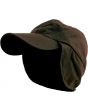 Caution Oilskin Cap with Flap-Size XL