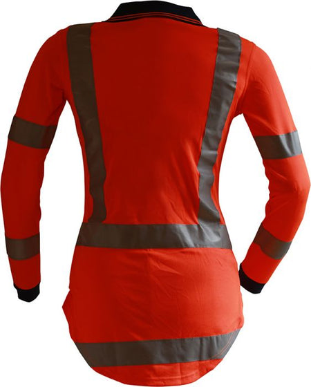 Esko L/S TTMC-W Women's Micro Fibre Polo-Size 6