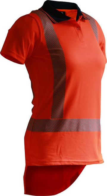 Esko S/S TTMC-W Segmented Tape Women's Micro Fibre Polo