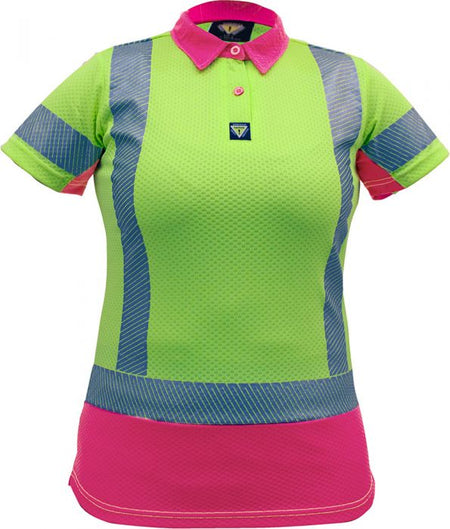Caution D/N Women's Microvent Polo-Size 4 | Esko