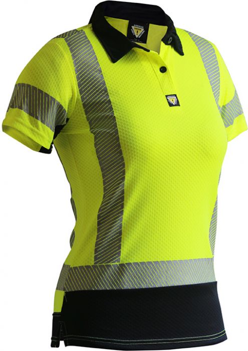 Caution D/N Women's Microvent Polo-Size 4 | Esko