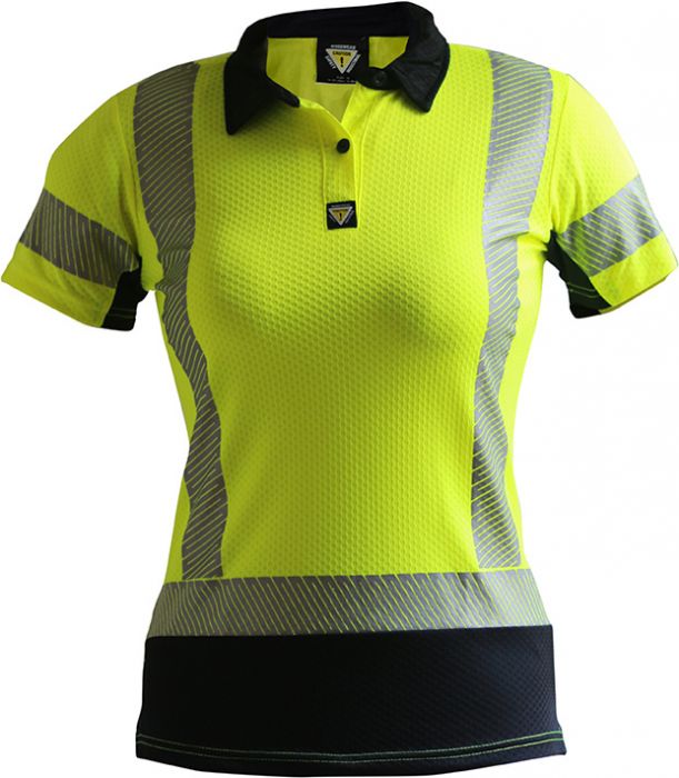 Caution D/N Women's Microvent Polo-Size 4 | Esko
