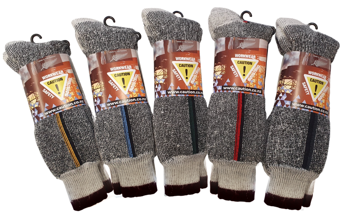 Caution Thermal Work Socks-Size 13-14