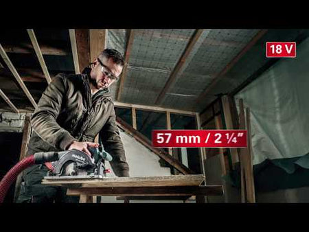Metabo 18V Brushless 165mm Circular Saw - Bare Tool