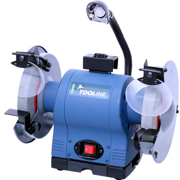 Tooline BG205 200mm bench grinder front view