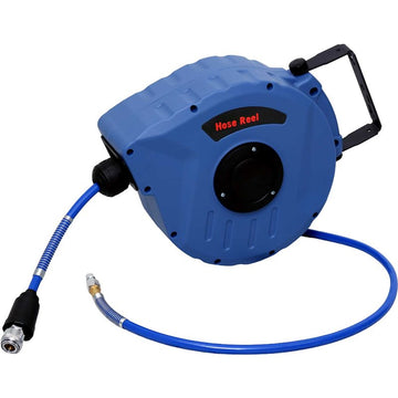 Tooline HR010 retractable hose reel with 10 m PVC hose