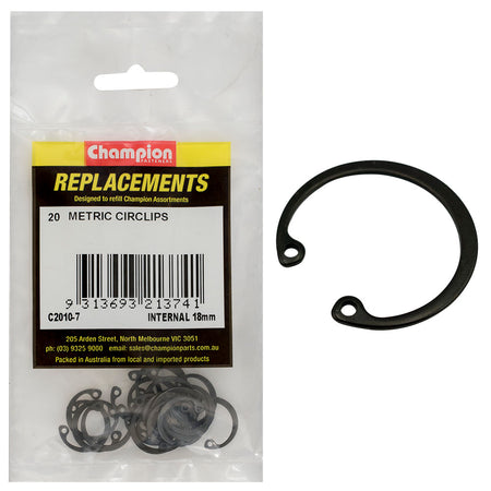 Champion 18mm internal Circlip -20pk | ISL
