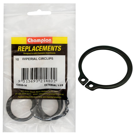 Champion 1-3/8in Imperial External Circlip -10pk | ISL