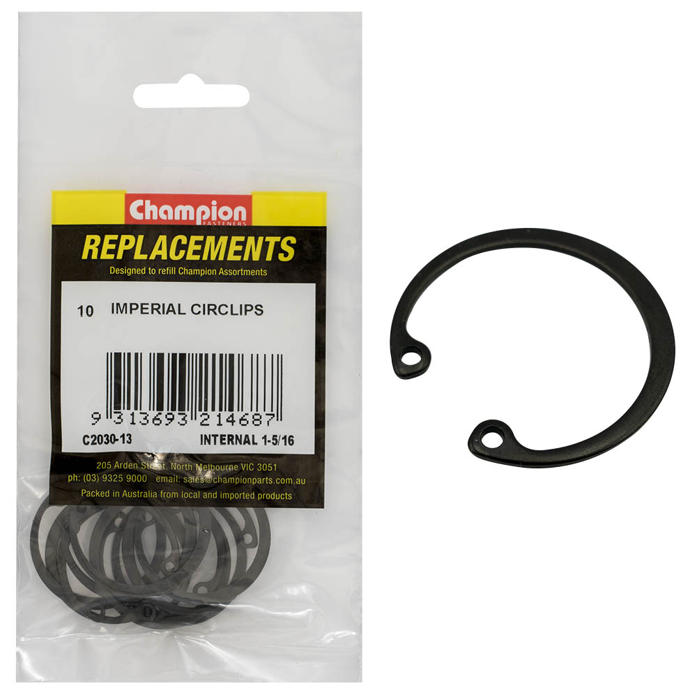 Champion 1-5/16in Imperial internal Circlip -10pk | ISL