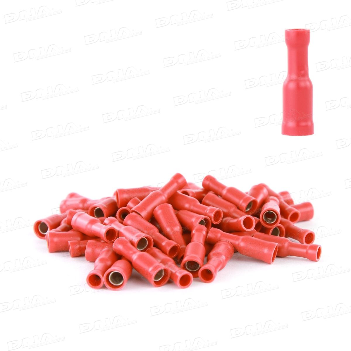 Red Female Bullet Terminals 4mm - Pack Of 100 | Formula