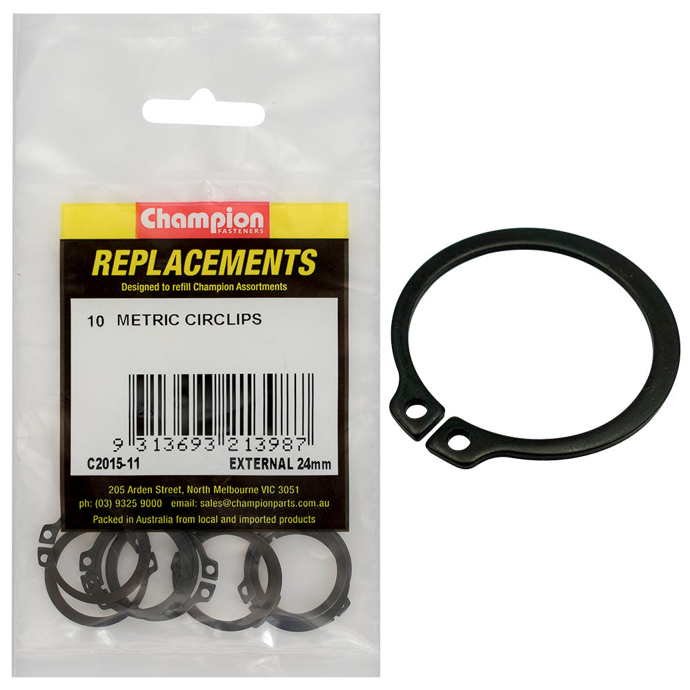 Champion 24mm External Circlip -10pk | ISL