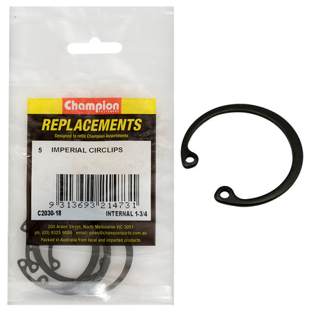 Champion 1-3/4in Imperial internal Circlip -5pk | ISL