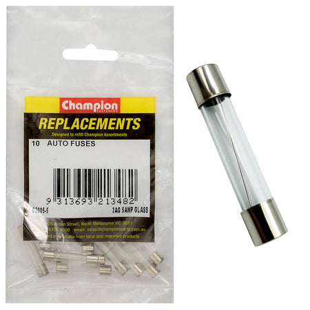 Champion 3Ag 5Amp Glass Fuse -10pk | ISL