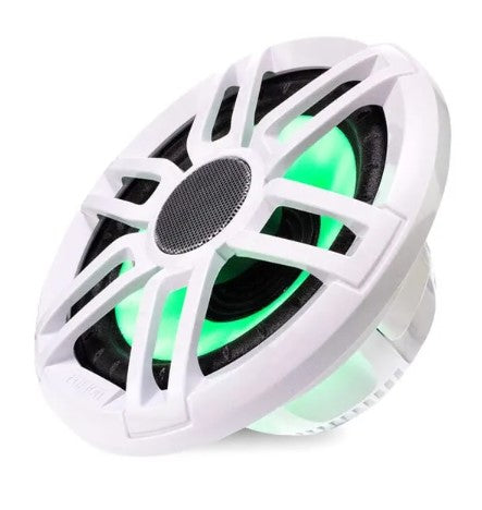 Fusion 6.5" Marine Speakers Pair 200w Xs Series Sports White With Rgb Led Lighting | Formula