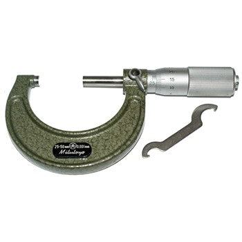 Mitutoyo 25 - 50mm x 0.001mm Outside Micrometer | Hobeca