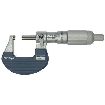 Mitutoyo Outside Micrometer 0-1" x .0001" Ratchet Thimble | Hobeca