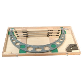Mitutoyo Outside Micrometer 500-600mm x 0.01mm Interchangeable Anvils | Hobeca