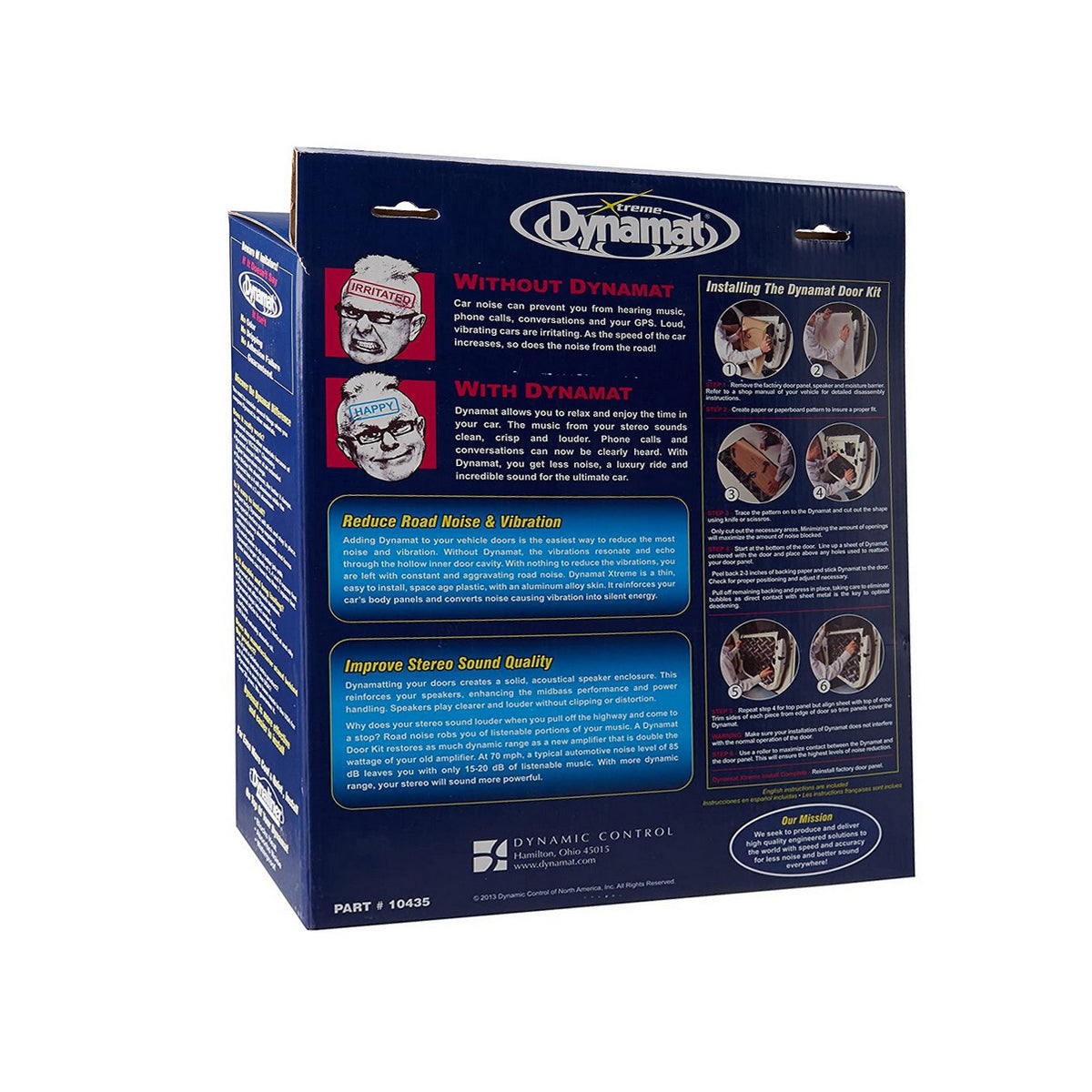 Dynamat Xtreme Door Kit Sound Deadening (305mm X 914mm X 1.72mm) 4 Sheets | Formula
