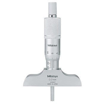 Mitutoyo Depth Micrometer 0-25mm x 100mm base