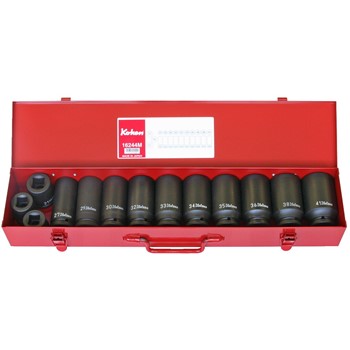 Koken 16244M-6P Deep Impact Socket Set 3/4"Dr 13pc 27-41mm
