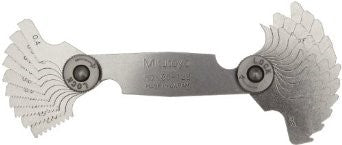 Mitutoyo Thread Gauge 0.4-7mm Metric