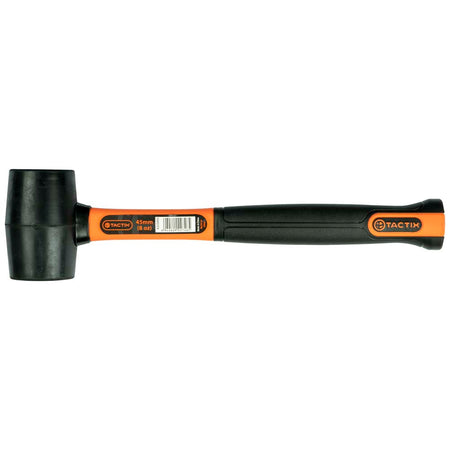 Tactix Mallet Rubber 8oz (45mm) Black Fiberglass | ISL