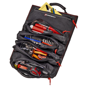 Powerbuilt 5 Pocket Roll Up Tool Bag | Alltrade