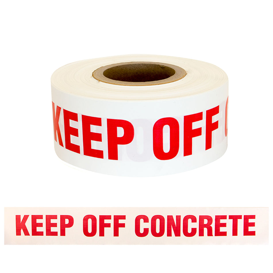 Keep Off Concrete Tape 250m