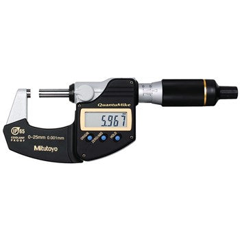 Mitutoyo QuantuMike 0-25mm IP65 Coolant Proof without Data Output – Mitutoyo QuantuMike 0-25mm without Data Output | Hobeca