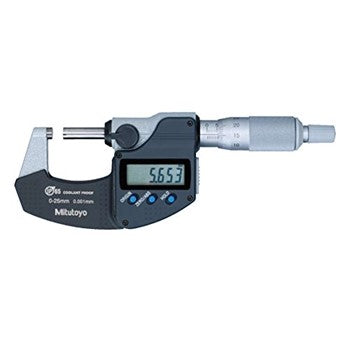 Mitutoyo Digimatic Micrometer 0-25mm x 0.001mm IP65 Coolant Proof with Data Output