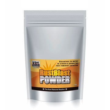 KBS RustBlast Water-Based Rust Remover Powder 1kg pack