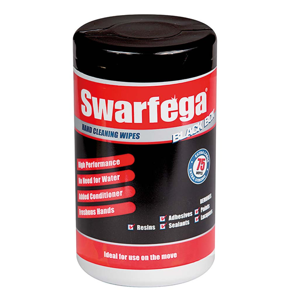Swarfega Black Box Wipes 75 Per Bucket | ISL