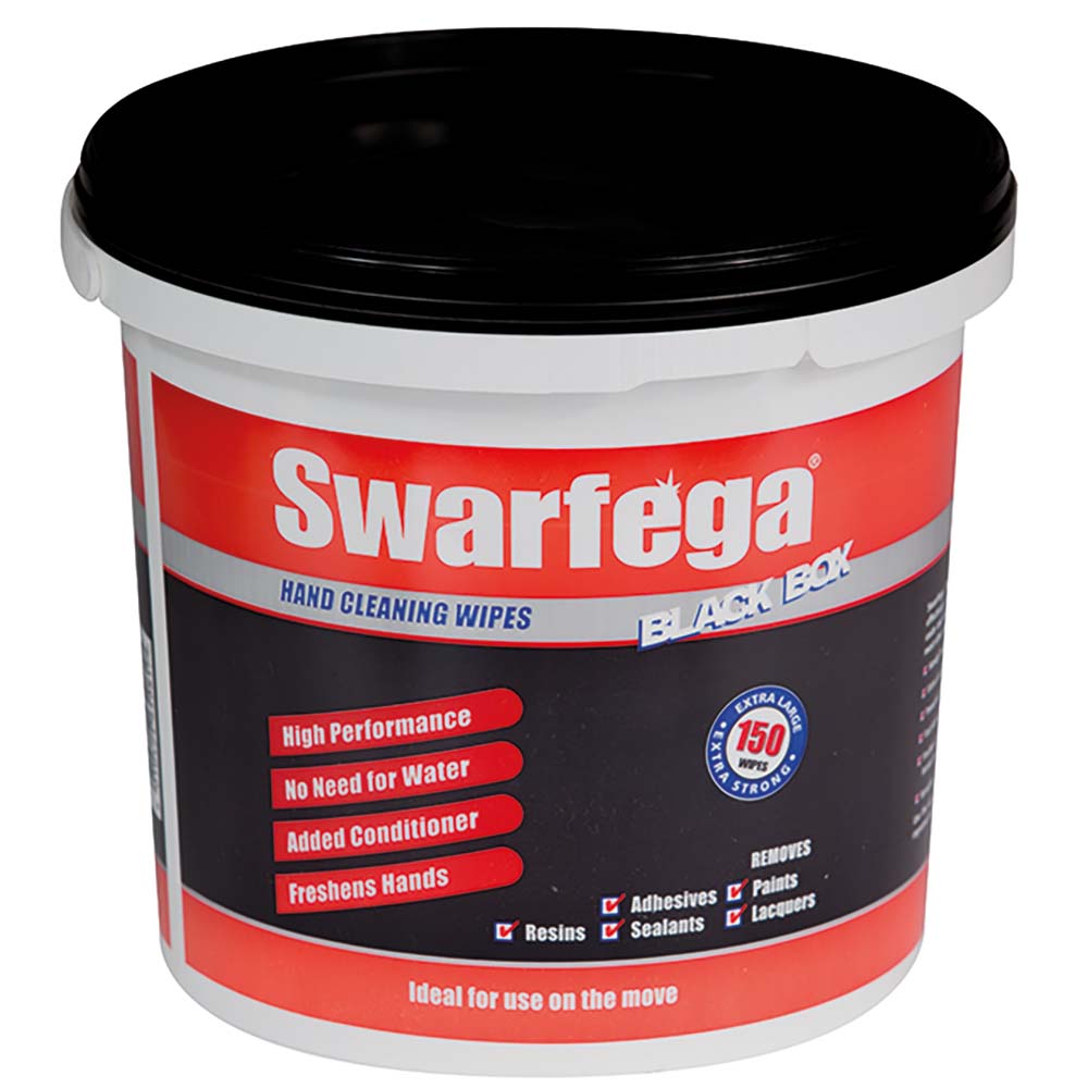 Swarfega Black Box Wipes 150 Per Bucket | ISL