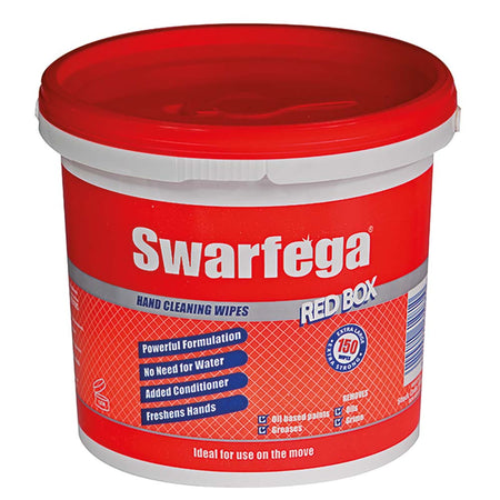 Swarfega Red Box Wipes 150 Per Bucket | ISL