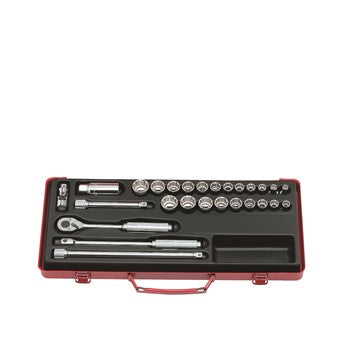 Koken 3206AM Socket Set 12pt 27pc 3/8"Dr 3/8-7/8" & 7-22mm | Hobeca