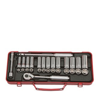 Koken 3277 Std & Deep Socket Set 6pt,12pt 29pc 3/8"Dr 8-21mm – Koken 3277 Std & Deep Socket Set 6pt12pt 29pc 3/8"Dr 8-21mm