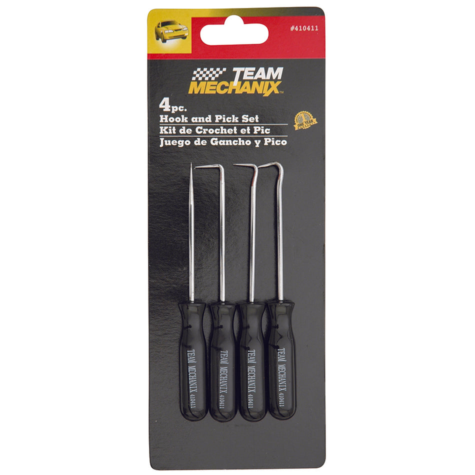 Team Mechanix 4pc Hook and Pick Set